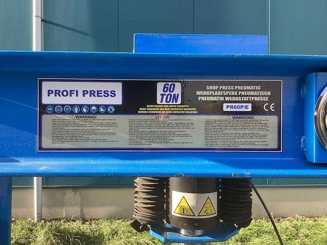 Profi press pr60p/e werkplaatspers - afbeelding 8 van  13