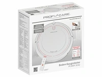 Proficare pc-bsr 3042 robotstofzuiger met roterende zijborstels 3 reinigingsprogramma's met accessoires 1500 mah wit - afbeelding 3 van  6
