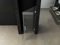 Profielloze nisdeur 700x2000mm 8mm nano glas - afbeelding 1 van  3