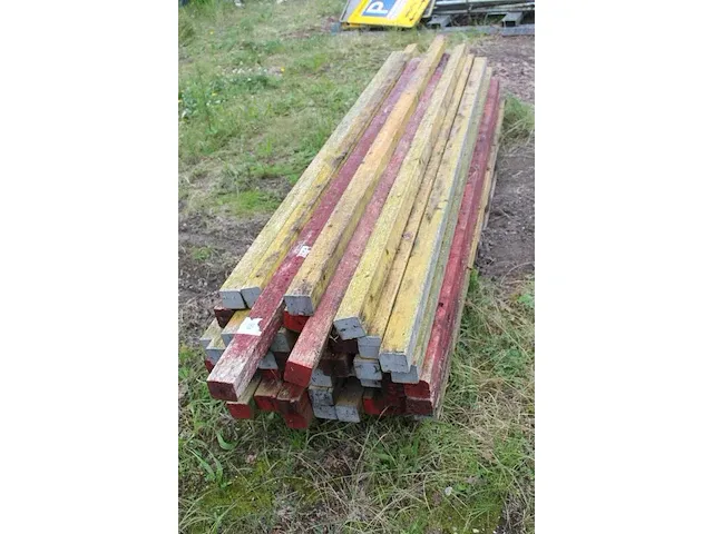 Profielpalen. ruim 50 stuks met o.a. lengte 280cm - afbeelding 3 van  3