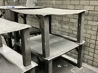 Profielstaal werktafels / lastafels (18x) - afbeelding 3 van  18