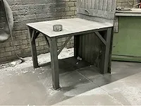 Profielstaal werktafels / lastafels (18x) - afbeelding 1 van  18