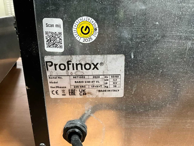 Profinox basis 2/40 4t pizza oven - afbeelding 8 van  8