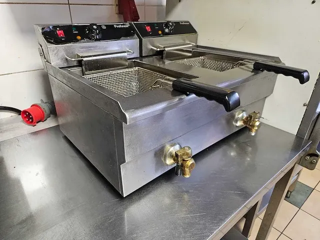 Profinox dubbele friteuse - afbeelding 2 van  7