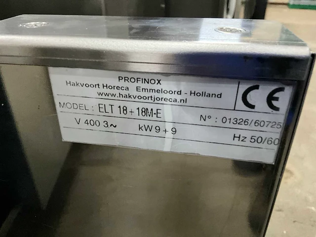 Profinox elt 18+18m-e dubbele friteuse - afbeelding 9 van  9