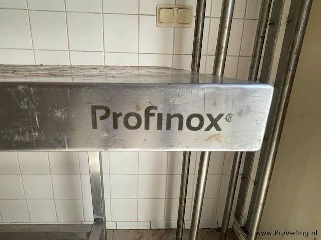 Profinox werkbank, rvs - 60x80x250cm - afbeelding 3 van  3