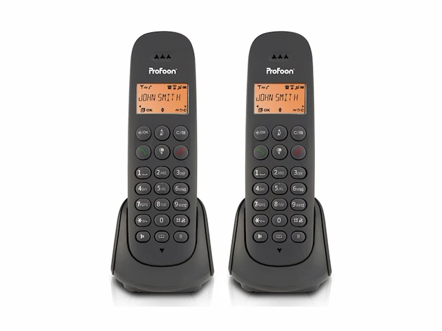 Profoon pdx620 telefoon dect twin - afbeelding 1 van  3