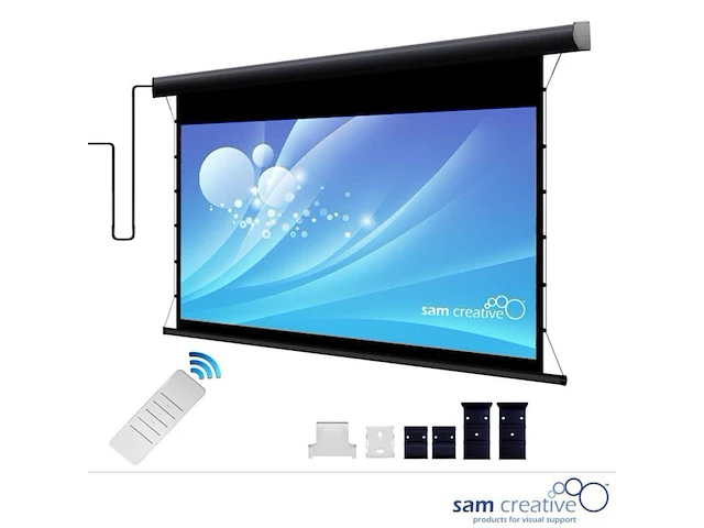 Projectiescherm 4k|uhd elektrisch 263x148 119" sam creative, pshzz263148 - afbeelding 3 van  7