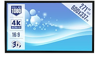 Projectiescherm cinema 4k|uhd 600x337 16:9 271" sam creative, pshcy600337 - afbeelding 1 van  3