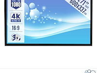 Projectiescherm cinema 4k|uhd 600x337 16:9 271" sam creative, pshcy600337 - afbeelding 1 van  1