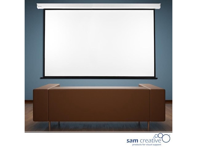 Projectiescherm elektrisch 16:9 180” 398x224 cm sam creative, pshey398224 - afbeelding 2 van  2