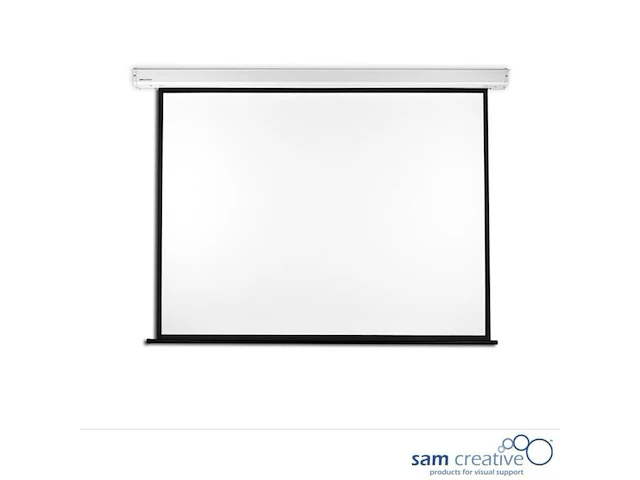 Projectiescherm hd elektrisch 171x128 cm 4:3 84" sam creative, pshex171128 - afbeelding 2 van  6