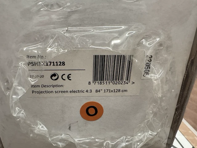 Projectiescherm hd elektrisch 171x128 cm 4:3 84" sam creative, pshex171128 - afbeelding 6 van  6
