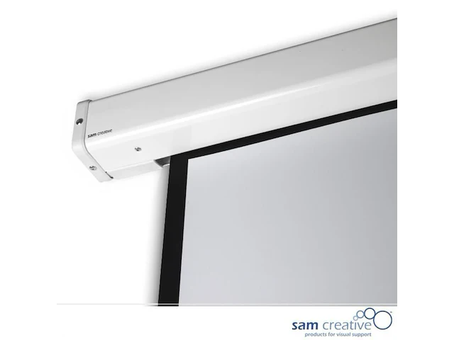 Projectiescherm hd elektrisch 171x128 cm 4:3 84" sam creative, pshex171128 - afbeelding 3 van  5