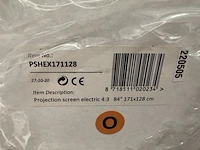 Projectiescherm hd elektrisch 171x128 cm 4:3 84" sam creative, pshex171128 - afbeelding 6 van  6