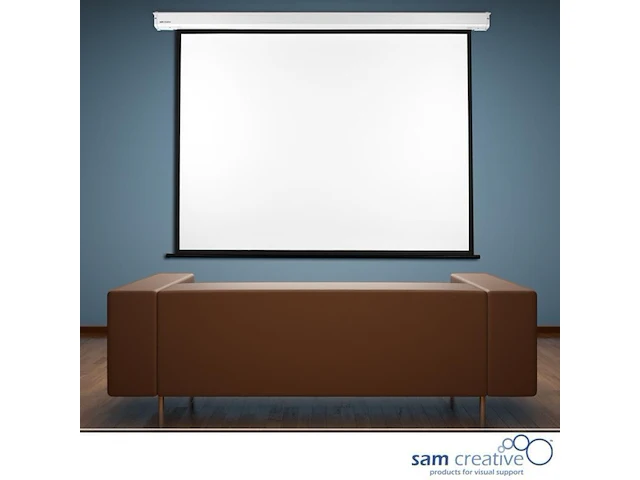 Projectiescherm hd elektrisch 388x290 cm 4:3 191" sam creative, pshex388290 - afbeelding 4 van  7