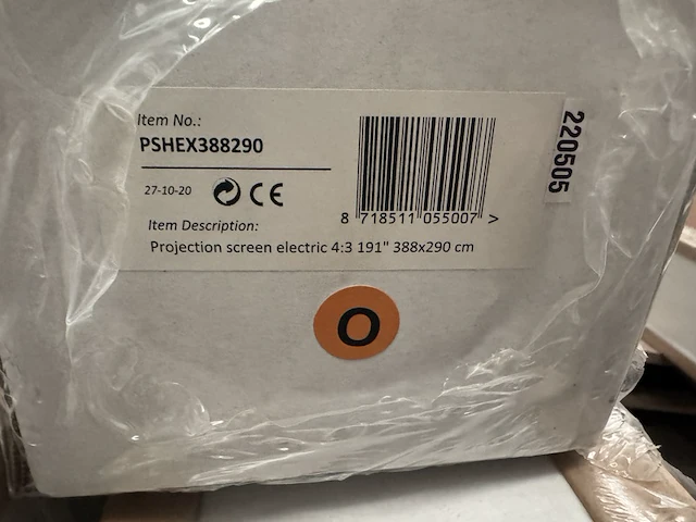 Projectiescherm hd elektrisch 388x290 cm 4:3 191" sam creative, pshex388290 - afbeelding 7 van  7