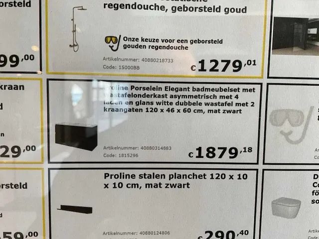 Proline elegant badkamerkast - afbeelding 8 van  8