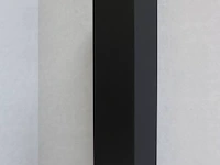 Proline hoge badkamerkast 1 deur push-to-open - mat zwart - 35x35x169cm | nieuw in doos - afbeelding 1 van  5
