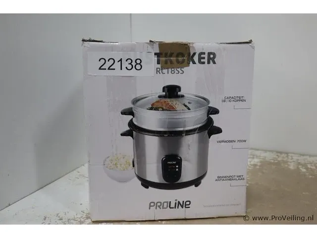 Proline rc18ss rijstkoker - afbeelding 2 van  2
