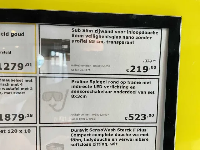 Proline rond op frame spiegel - afbeelding 5 van  7