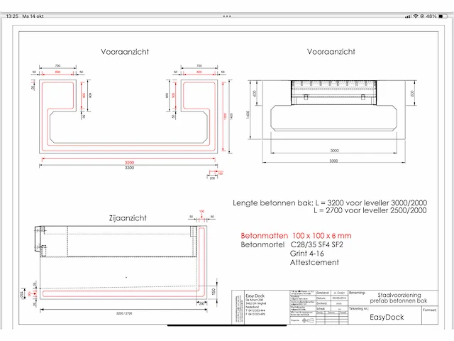 Prom stahl ps 2 dockleveller in prefab betonbak - afbeelding 7 van  8