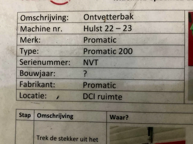 Promatic 200 onderdelenreiniger - afbeelding 9 van  9
