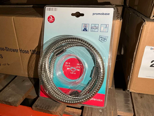 Promobase doucheslang - 150cm (250x) - afbeelding 1 van  3