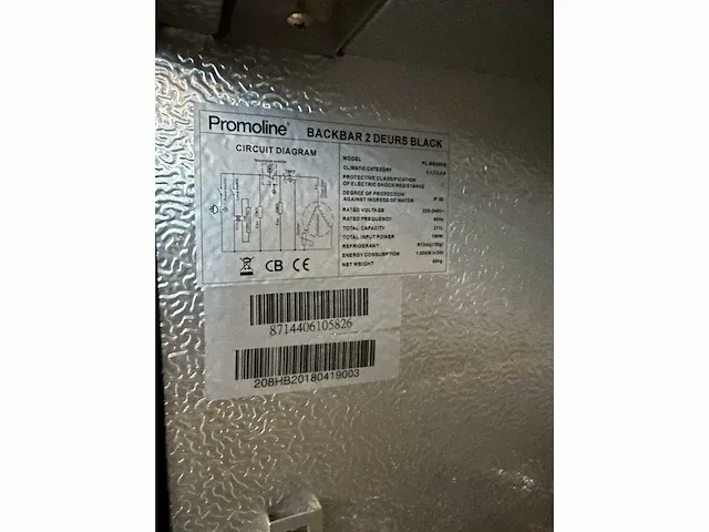 Promoline - glasdeurkoelkast - afbeelding 3 van  3
