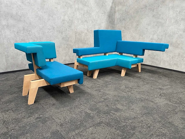 Prooff - akoestische design worksofa - 2-delig - afbeelding 6 van  12