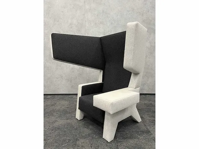 Prooff - design oorfauteuil grijs antraciet - jurgen bey (2x) - afbeelding 10 van  26