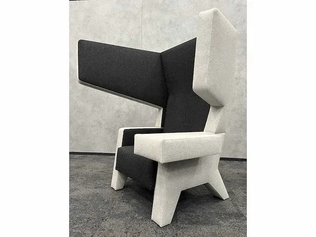 Prooff - design oorfauteuil grijs antraciet - jurgen bey (2x) - afbeelding 11 van  26