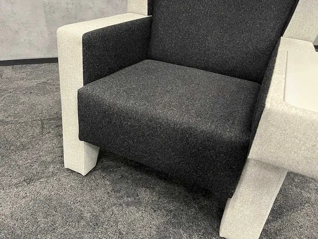 Prooff - design oorfauteuil grijs antraciet - jurgen bey (2x) - afbeelding 14 van  26
