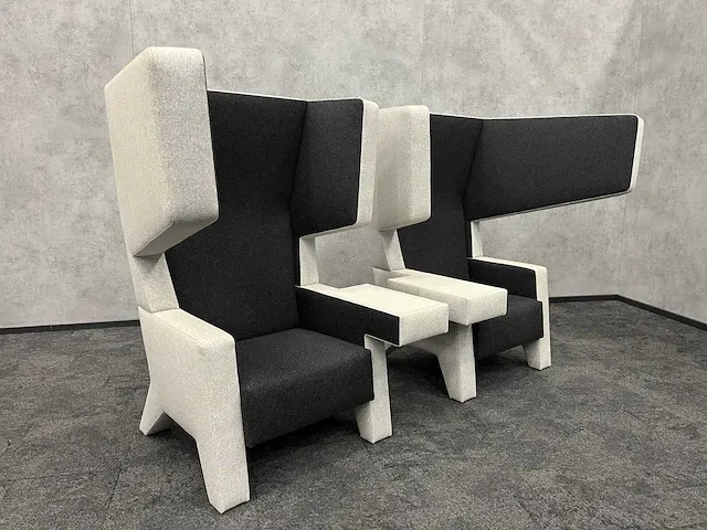 Prooff - design oorfauteuil grijs antraciet - jurgen bey (2x) - afbeelding 17 van  26