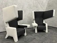 Prooff - design oorfauteuil grijs antraciet - jurgen bey (2x) - afbeelding 18 van  26