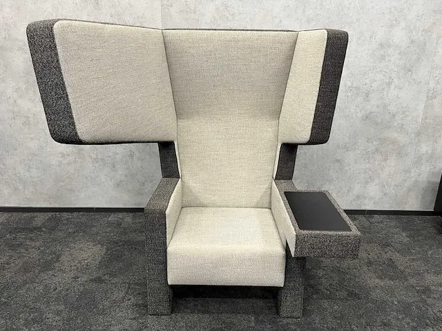 Prooff - design oorfauteuil grijs antraciet - jurgen bey - afbeelding 3 van  16