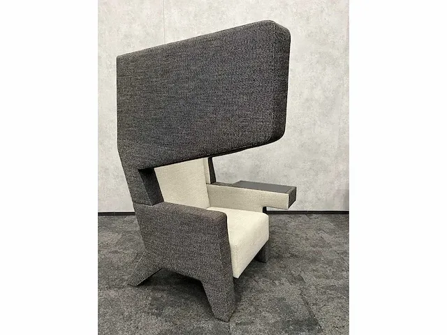Prooff - design oorfauteuil grijs antraciet - jurgen bey - afbeelding 6 van  16