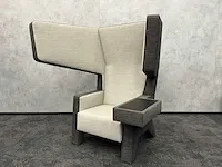 Prooff - design oorfauteuil grijs antraciet - jurgen bey