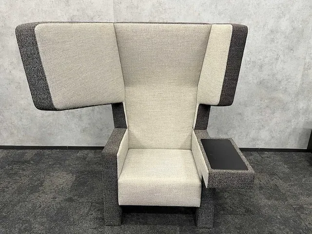 Prooff - design oorfauteuil grijs antraciet - jurgen bey - afbeelding 12 van  16