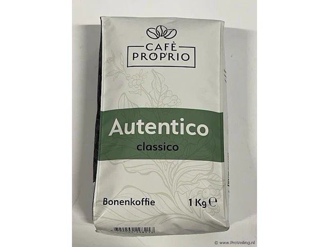Proprio autentico classico bonenkoffie 100% arabica - 4 verpakkingen á 1kg - afbeelding 2 van  5