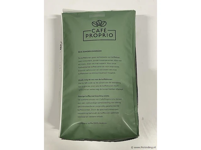 Proprio autentico classico bonenkoffie 100% arabica - 4 verpakkingen á 1kg - afbeelding 4 van  5