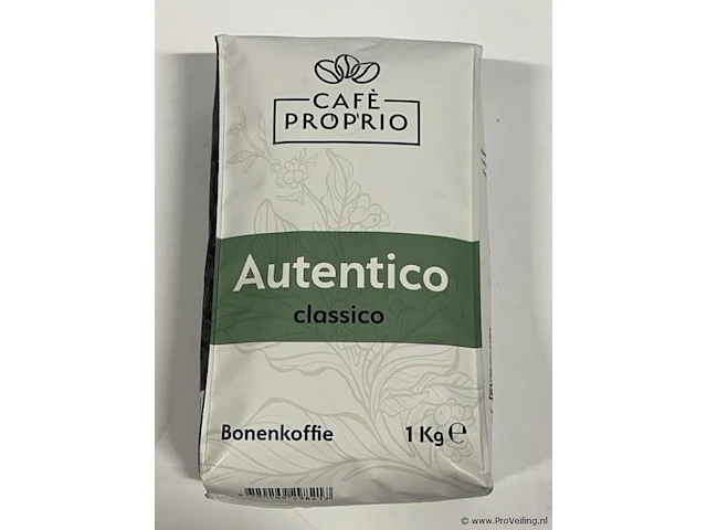Proprio autentico classico bonenkoffie 100% arabica - 6 verpakkingen á 1kg - afbeelding 2 van  5