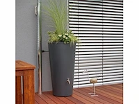 Prosperplast arves rainbowl flower 150 l regenton antraciet - afbeelding 2 van  4