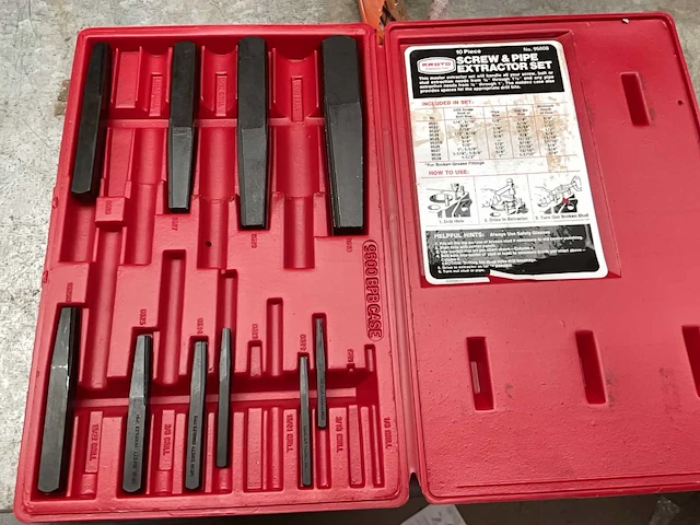 Proto screw and pipe extractor set - afbeelding 2 van  3