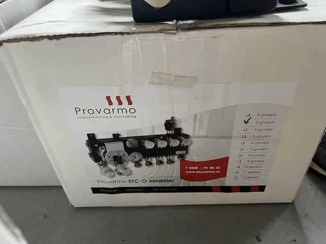 Provarmo - stc-o - vloerverwarming verdeler - afbeelding 2 van  2