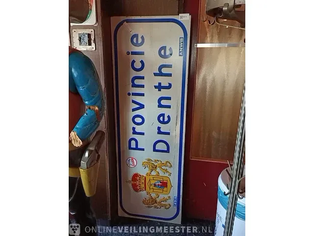 Provincie naambord, drenthe - afbeelding 1 van  2