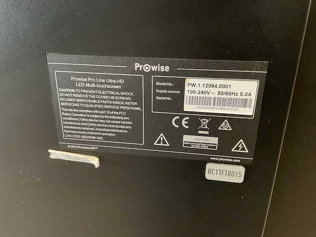 Prowise pro line ultra-hd 84” led multi-touchscreen op elektrische standaard - afbeelding 4 van  9
