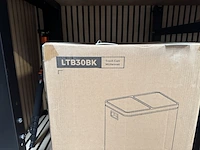 Prullenbak 30 liter (2x 15 liter) songmics, ltb30bk - afbeelding 4 van  4