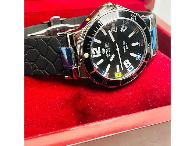 Pryngeps timonier navy herenhorloge - afbeelding 1 van  5