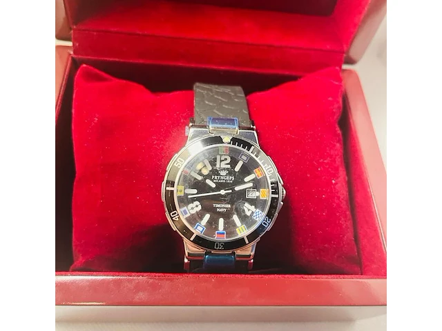 Pryngeps timonier navy herenhorloge - afbeelding 4 van  5